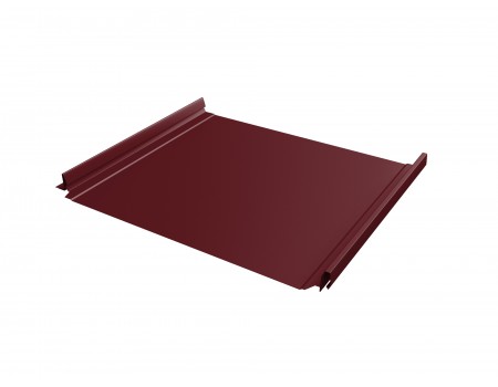 Кликфальц Pro 0,45 Drap с пленкой на замках RAL 3005 красное вино