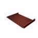 Кликфальц 0,5 Satin с пленкой на замках RAL 8004 терракота