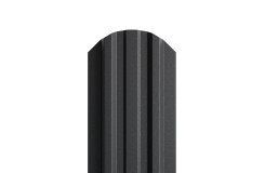 Штакетник металлический  П-образный (ЭКМ)-0.45, 16,5х99, Края НЕзавальцованные, Viking RAL9005.