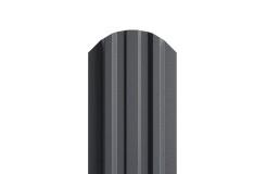 Штакетник металлический  П-образный (ЭКМ)-0.5, 16,5х99, Края НЕзавальцованные, Viking E RAL7024