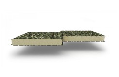 Сэндвич-панели стеновые с ппу, толщиной 40 мм, ECOSTEEL-Милитари