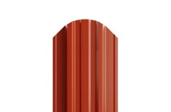 Штакетник металлический П-образный-0.5, 16,5х118, Края завальцованные, Viking E RAL8004