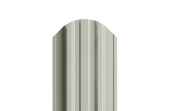 Штакетник металлический П-образный-0.5, 16,5х118, Края завальцованные, Norman RAL9002