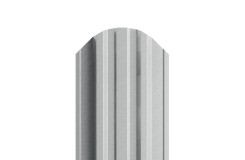 Штакетник металлический П-образный-0.45, 16,5х118, Края завальцованные, Полиэстер RAL9006