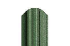 Штакетник металлический П-образный-0.5, 16,5х118, Края завальцованные, Viking E RAL6007