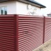 Декоративная накладка на столб угловая жалюзи Milan,Tokyo 0,5 Satin с пленкой RAL 3011 коричнево-красный