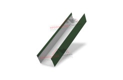Крышка 40х65 жалюзи Milan,Tokyo 0,5 Velur RAL 6020 хромовая зелень