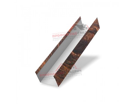 Крышка 65х40 жалюзи Milan,Tokyo 0,45 Print Elite Chestnut Wood