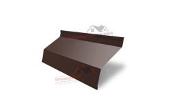 Ламель жалюзи Milan 0,45 PE с пленкой RAL 8017 шоколад