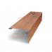 Нащельник (для калиток и ворот) 25х35 жалюзи Milan, Tokyo, Palermo 0,45 Print Elite Honey wood (L1,68)