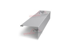 Нащельник (для калиток и ворот) 25х35 жалюзи Milan, Tokyo, Palermo 0,45 Print Elite Milky wood (L1,68)