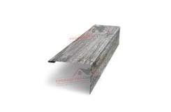 Нащельник (для калиток и ворот) 25х35 жалюзи Milan, Tokyo, Palermo 0,45 Print Elite Nordic wood (L1,68)