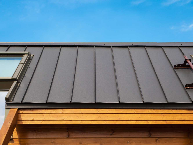 Готовый фасад из профлиста