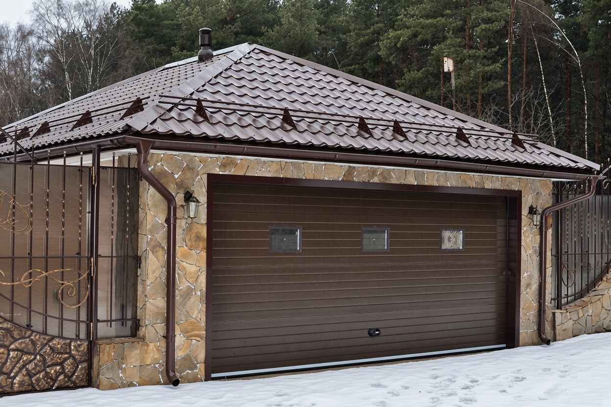 Кровля Супермонтеррей для хозяйственного здания