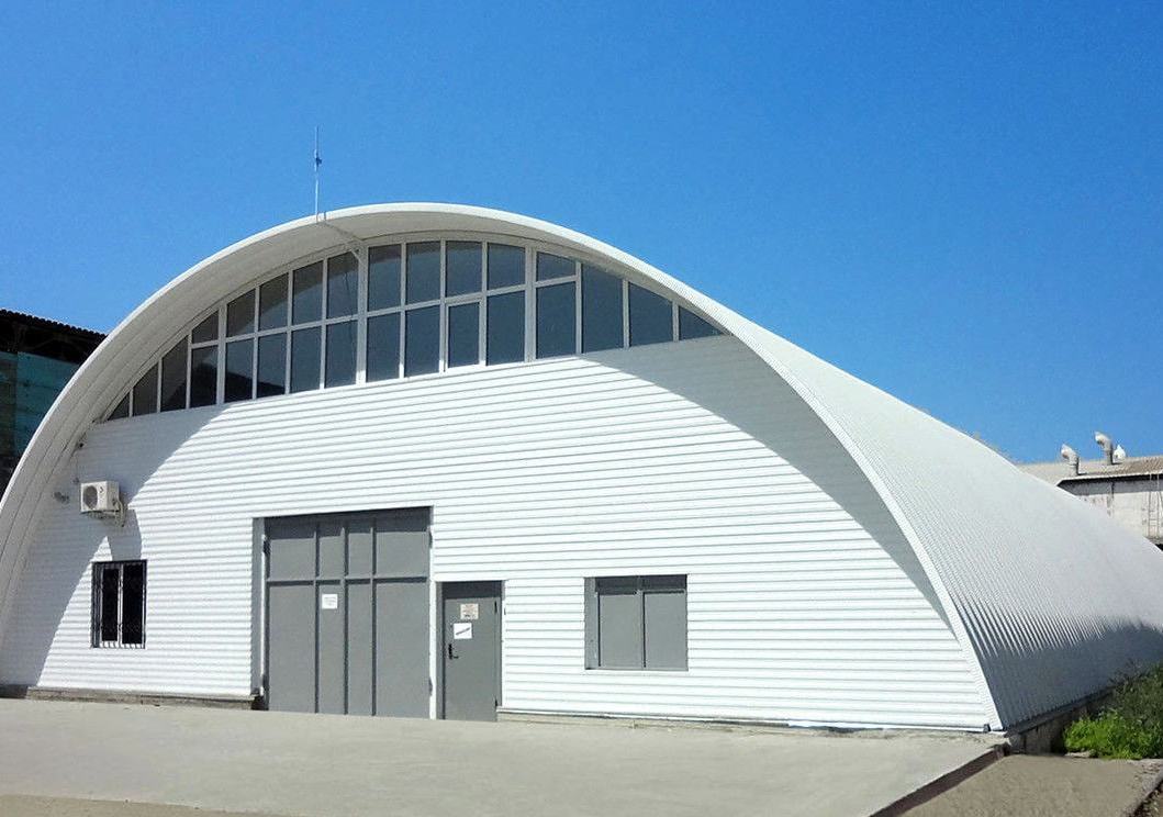 Металлический навес из профлиста