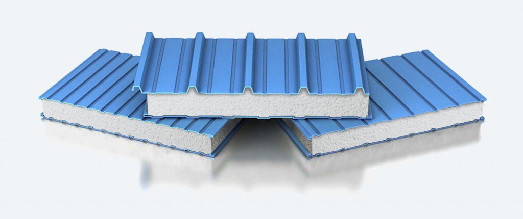 Сэндвич-панели с пенополистиролом