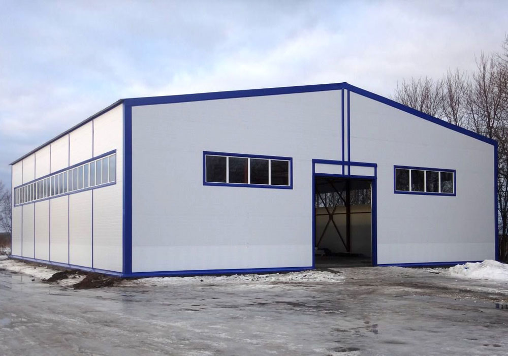 Производственное здание из панелей