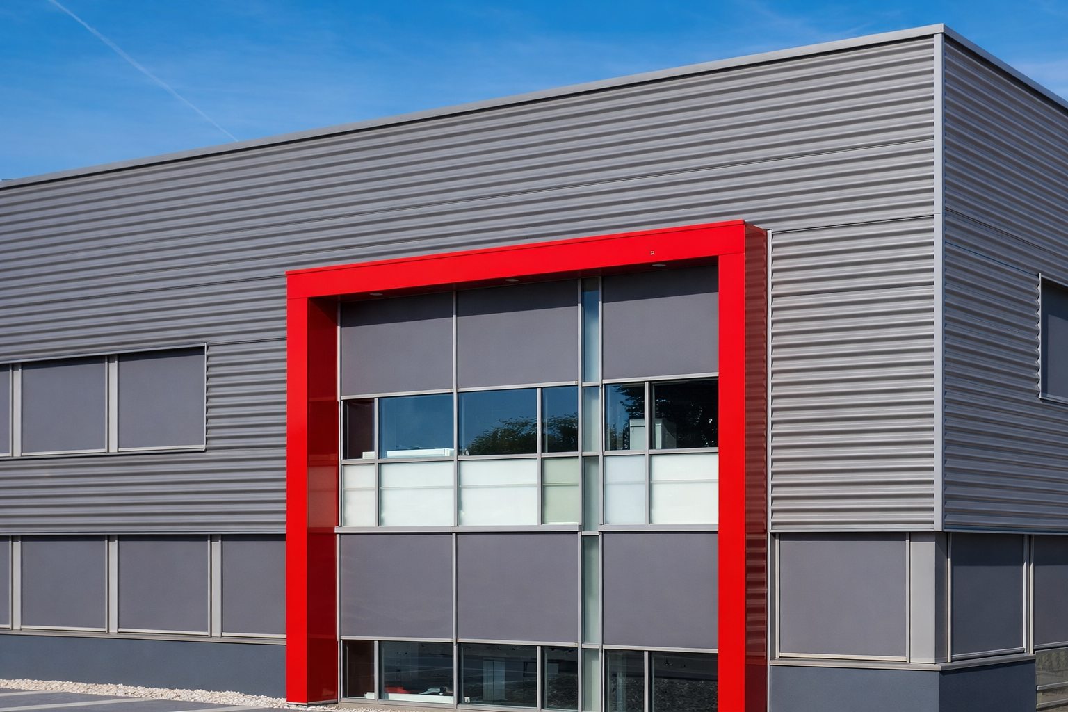 Фасады из стенового профнастила